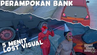 PERAMPOKAN BANK PERDANA CI ALING TERLALU EZ  GTA V ROLEPLAY [upl. by Akenal]