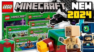 LEGO Minecraft Summer 2024 Sets OFFICIALLY Revealed [upl. by Latty]