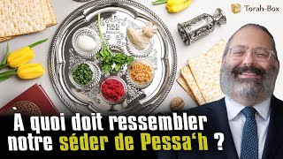 A QUOI DOIT RESSEMBLER NOTRE SÉDER DE PESSAH  Rav Jacobson [upl. by Jania]