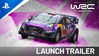 WRC Generations  Launch Trailer  PS5 amp PS4 Games [upl. by Belmonte]