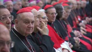 Christmas Greetings of Pope Francis to the Roman Curia 22 December 2014 HD [upl. by Tedda]