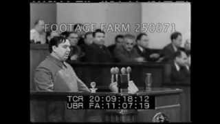 Malenkov Denounces Beria 25007108  Footage Farm [upl. by Ashil]