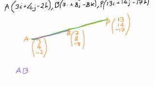 How to Show Points are Collinear  Vectors [upl. by Zapot875]