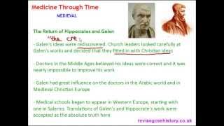 Medicine Through Time  Medieval  The Rediscovery of Hippocrates and Galen [upl. by Addi]