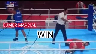 KNOCKOUT FIGHT  EUMER MARCIAL VS AHMAD GHOUSOON [upl. by Morgun]