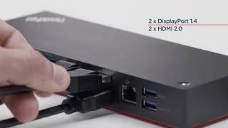 ThinkPad Thunderbolt 3 Dock Gen 2 Product Tour [upl. by Eleumas956]