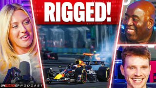 Max Verstappen Was RIGGED  Carlos Sainz VICTORIOUS Down Under  On Track GP Podcast [upl. by Harutek]