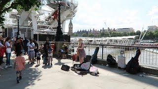 Best London Buskers Busking and Amazing Street Performers Performing at Busk in London [upl. by Lamp]