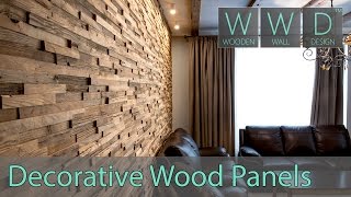 Reclaimed wood panels for wall covering Type A Priori [upl. by Anesor]