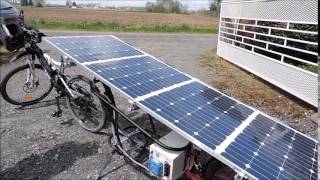 Le vélo solaire des CAZASPE Sun Trip 2015 [upl. by Celin]