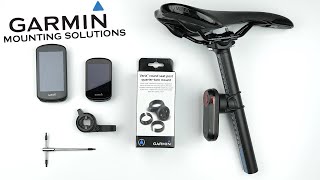 New Garmin TTTri Mount  x2 Varia Radar Mount Options [upl. by Annaitsirk345]