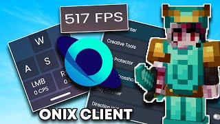 Minecraft Bedrock BEST CLIENT  ONIX CLIENT 121 Motion Blur FPS Counter [upl. by Matland447]