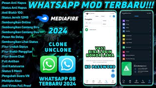 WhatsApp GB Terbaru 2024 100 Bisa Login Nomor Lama🔥 WA GB TERBARU NO PASSWORD 2024 [upl. by Vano]