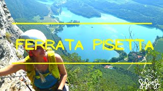 Ferrata Rino Pisetta  SARCHE  Trentino Alto Adige [upl. by Anirec]