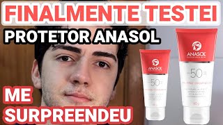 PROTETOR ANASOL FPS 50 TOQUE SECO Protetor Solar Facial [upl. by Neoma]