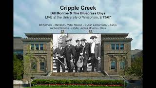 Cripple Creek  Bill Monroe amp the Bluegrass Boys  The University of Wisconsin 21367 [upl. by Aram]