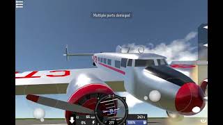 red airtours flight 561  landing animation [upl. by Lisa]