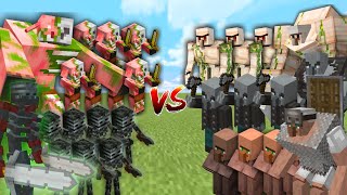 Extreme OVERWORLD vs NETHER in Minecraft Mob Battle [upl. by Aneloc674]