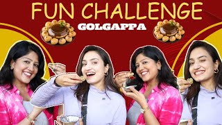 Golgappa Challenge  Fun chopsticks 🥢 challenge  Truth or Dare challenge  vaisshnavi [upl. by Trygve]