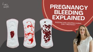 Bleeding and cramping during early pregnancy [upl. by Scoter]