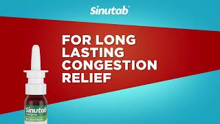 Sinutab Nasal Spray works in just 2 minutes [upl. by Tristam421]