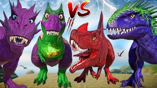 Batwoman Alien Godzilla vs Thor Spinoraptor amp IREX amp TREX Dinosaurs Fight Jurassic World Evolution [upl. by Mureil662]