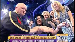 Biba Struja electrocutează vedetele în direct [upl. by Repsag]