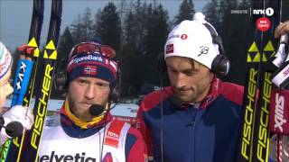 Tour De Ski 2016 Stage 2 Petter Northug Interview [upl. by Pierro6]