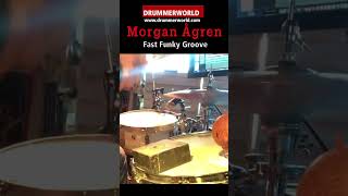 Morgan Ågren A Fast Funky Groove  morganagren drummerworld [upl. by Norval]