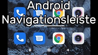 Android Navigationsleiste mit Schaltflächen oder Streichgesten einstellen [upl. by Eelahs]