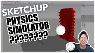 SketchUp AS A PHYSICS SIMULATOR MSPhysics for SketchUp [upl. by Lizzie]