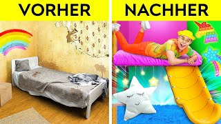 FANTASTISCHE KINDERZIMMER MAKEOVER CHALLENGE  Reich VS Pleite Günstig VS Teuer auf 123 GO TRENDS [upl. by Etnomaj]