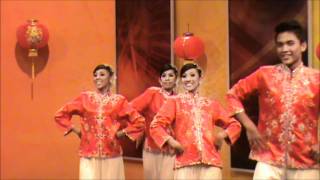 Tarian Gong Xi Fa Cai by Kumpulan Kesenian JKKN Perak live  RTM [upl. by Aryam]