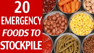 20 Budget Friendly Foods To Stockpile Your Prepper Pantry [upl. by Rachelle]