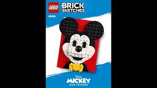 LEGO Instructions  Disney  40456  Mickey Mouse  Brick Sketches [upl. by Jaquenetta]