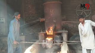 Brilliant metal casting process with Cupola furnace [upl. by Vanny]