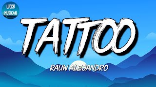 🎵 Reggaeton Rauw Alejandro – Tattoo  Bad Bunny Rey Effective Pablo Alborán Mix Letra [upl. by Anne]