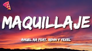 Anuel AA Feat Renn y Yexel  Maquillaje Remix Official IA Letra [upl. by Acceber]