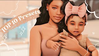 🌾TOP 10 RESHADE PRESETS 🌻I LOVE🌼SIMS 4LINKS🌼 [upl. by Ahsillek655]