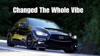 Q50 Gets New Wheels and Tires  It Looks TOTALLY Different [upl. by Nahgeem]