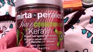 Mirta De Perales Hair Conditioner with Keratin REVIEW [upl. by Chucho]