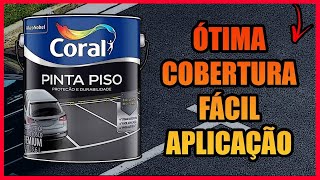 Coral Pinta Piso EXTERIOR e INTERIOR Com Proteção Durabilidade e Ótima Cobertura [upl. by Ahsiatal]