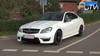 2014 Mercedes C63 AMG Coupe 487hp  DRIVE amp SOUND 1080p [upl. by Dorrej]