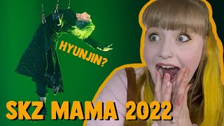 REACTION TO STRAY KIDS MAMA 2022 PERFORMANCE VENOM  MANIAC lol im not ok [upl. by Eirruc397]