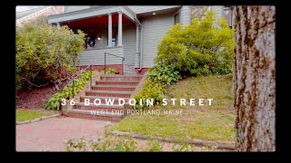 36 Bowdoin Street West End Portland Maine Realtor Susan Sinnett [upl. by Naziaf]