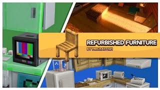 This MOD Got COMPLETELY REVAMPED MrCrayfishs Furniture Mod Refurbished [upl. by Issac]