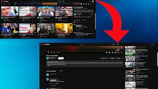 Revert to Old YouTube Layout with Comments Below Video [upl. by Etakyram]