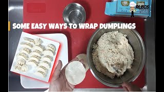 EASY WAYS TO FOLD DUMPLINGS [upl. by Emse]