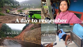 LAST and WORST Day In Pokhara  Landslide Closed Roads Airport Closed  No means of transportation [upl. by Swann]