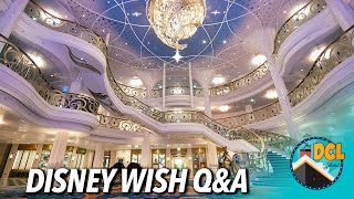 Answering DCLFans Questions About the Disney Wish [upl. by Weixel]